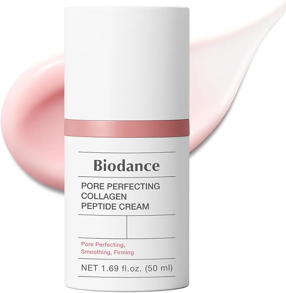 BIODANCE Pore Perfecting Collagen Peptide Cream, Hydrating, Plumping, Pore Care, Firming Facial Moisturizer, Korean Skincare, Stocking stuffers for teen girls | 1.69 fl.oz, 50ml