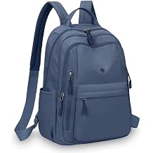 Casual Backpack, Multi-Pocket Design with Front Zipper Compartment Blue