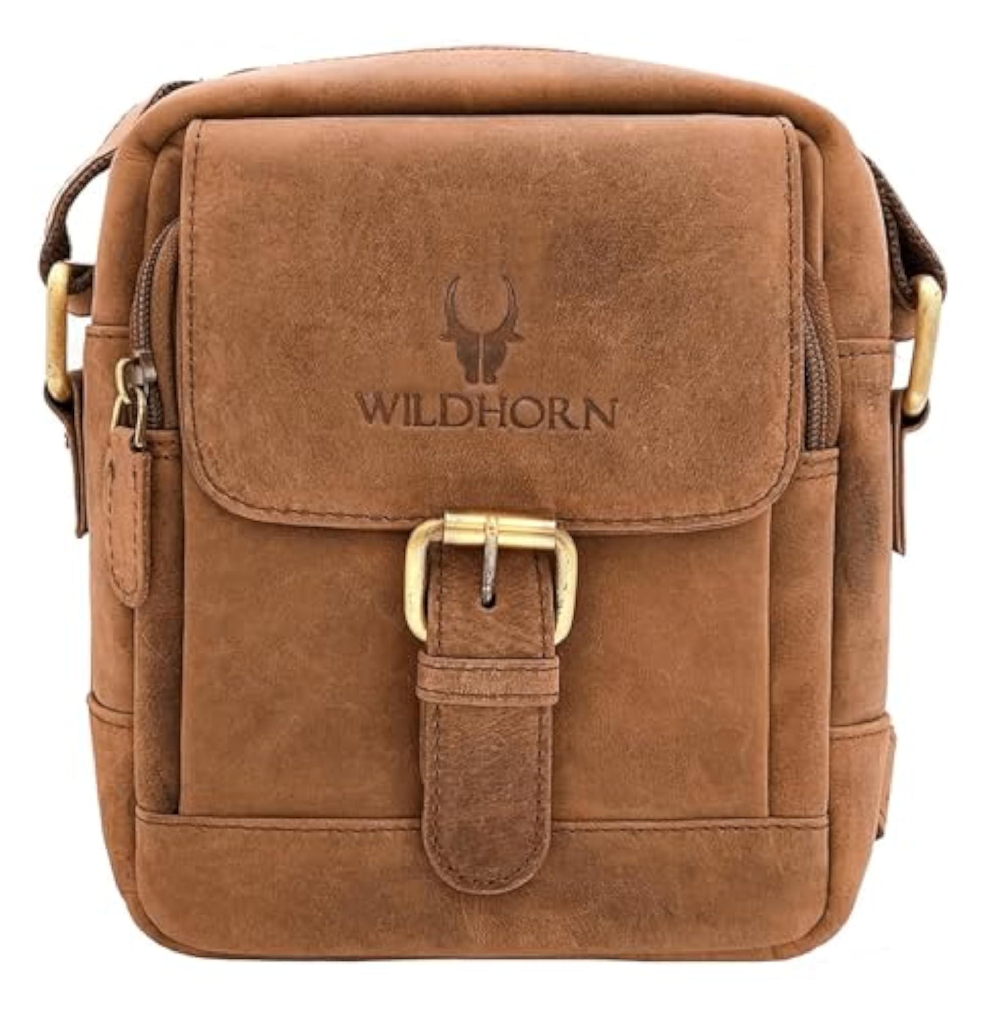 Genuine Leather Mini Sling Bag for Men, Stylish & Compact