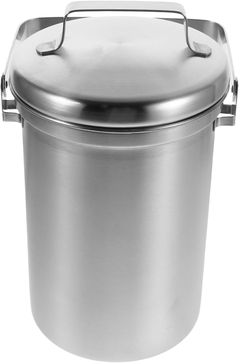 FRCOLOR Countertop Compost Bin 3l Stainless Steel Kitchen Food Waste Bucket with Lid Metal Indoor Composting Pail for Food Scraps Recycling