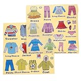 Kleidungsetiketten für : aus pvc, zuverlässig und praktisch, verblasst nicht leicht, kann ihnen lange dienen, kleidungsaufkleber für den kleiderschrank