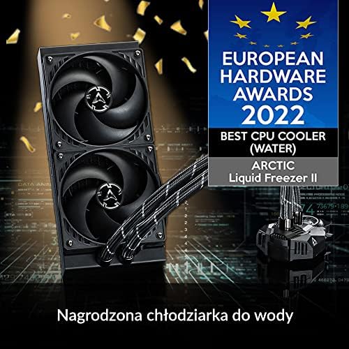 ARCTIC Liquid Freezer II 360 A-RGB - wielofunkcyjna chłodziarka wodna CPU AIO z A-RGB, kompatybilna z Intel & AMD, wydajna pompa PWM, prędkość wentylatora: 200-1800 RPM, kompatybilny z LGA1700