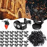 Blulu 100 pcs Black Christmas...