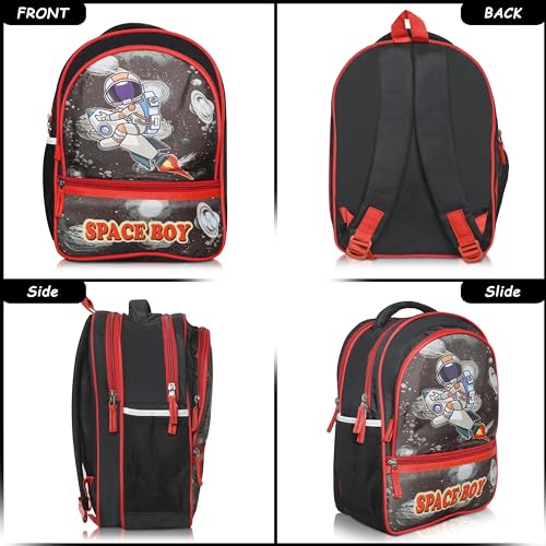 Image of Stylbase Cartoon Printed School Bag for Boys and Girls | Waterproof Backpack Bag for Travelling Sports | Kids Bag Ideal for UKG Nursery 1st Class | School Bags for 5 7 Years 15 Inches