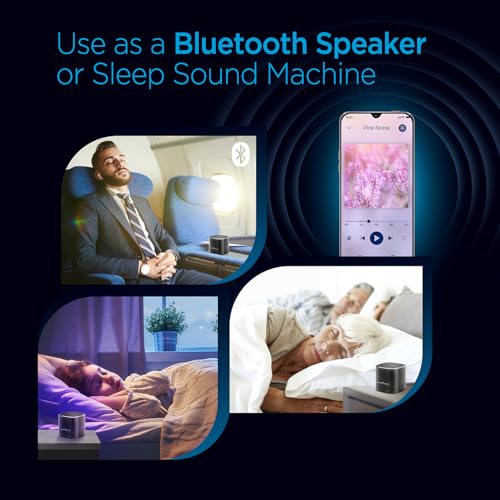 Sound Oasis® Bluetooth® Tinnitus Sound Therapy System® - Sleep Better, Manage and Mask Tinnitus, 25 Built-in Sounds for Tinnitus Relief, 12-Hour Sound Duration - Thumbnail 6