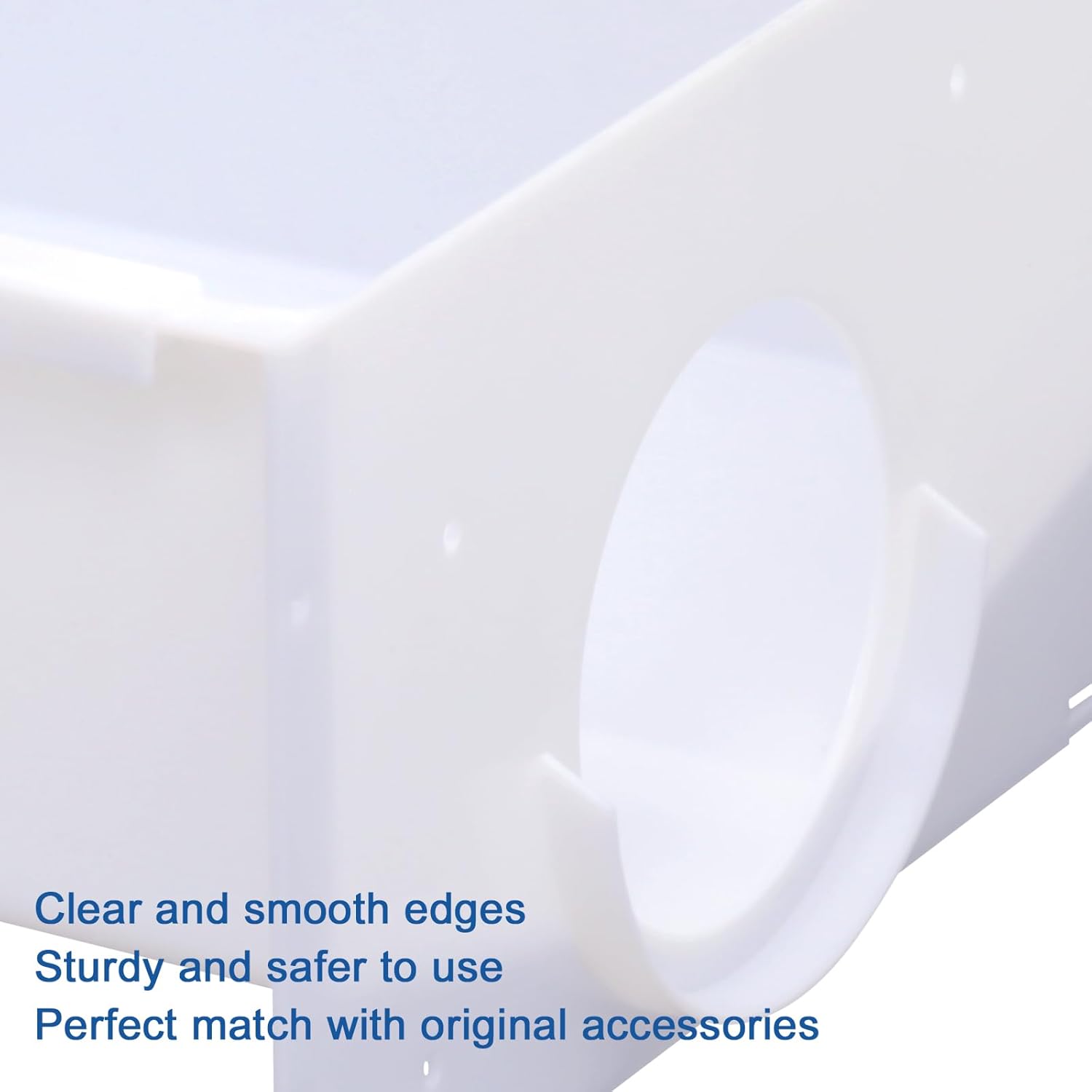 W10670845 AP6023698 Ice Maker Replacement Parts Refrigerator Ice Bucket Compatible with Whirlpool, Kenmore, kitchenaid, Amana Refrigerator Ice Bucket Fits 2196091, 1115342, 1115372, 2152701, etc.