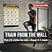Outright Fitness Beginner-Intermediate Calisthenics & Core Workout Poster – Bodyweight Exercise Wall Chart with QR Video Demos– 18x24 Home Gym Training Guide
