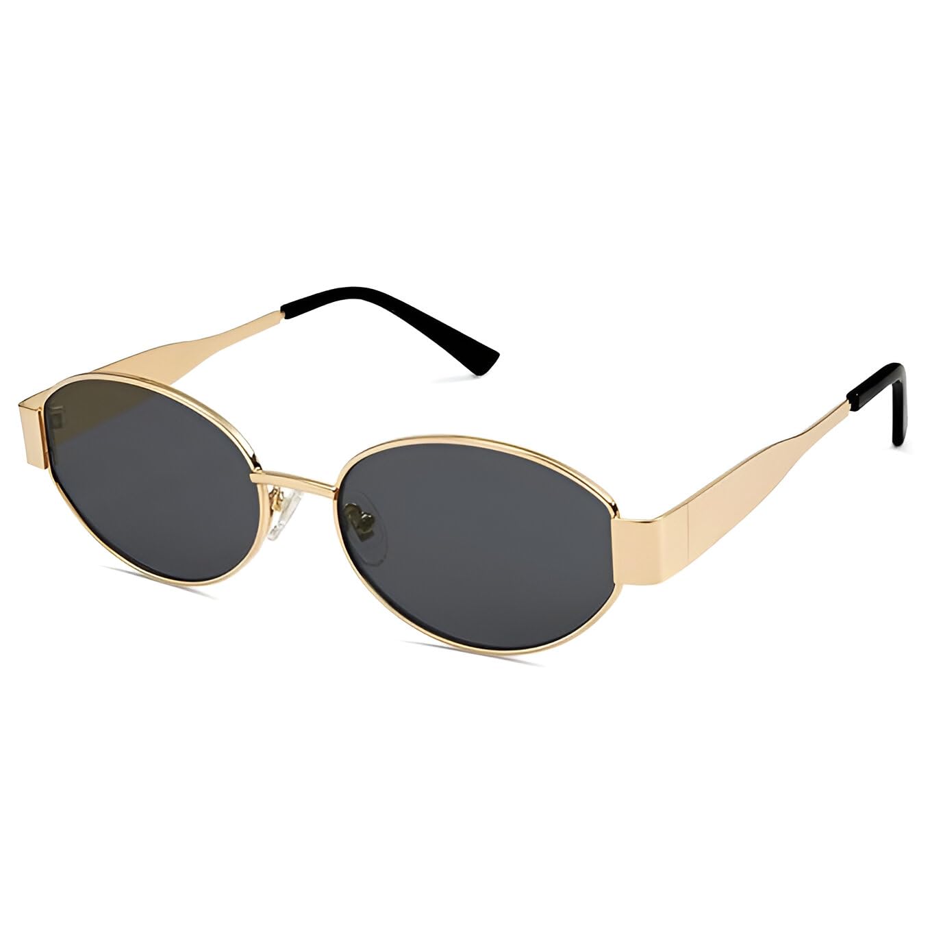 Small Retro Oval Sunglasses Vintage Style for Women Men