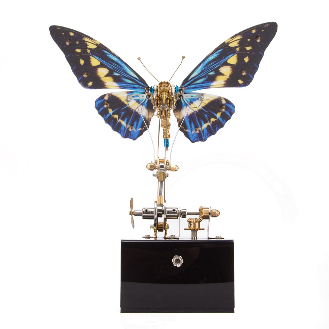 3D Metal Puzzle Mechanical Butterfly Music Box Model Kits DIY Handmade Crafts for Adults Steampunk Insect Puzzle 2025 Creative Gift for Christmas & Birthday - 300+PCS