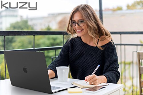 Kuzy Compatible With Macbook Air 13 Inch Case 2020 2021 2018 Macbook Air M1 Case Hard Shell Macbook Air 2020 Case Cover A2337 Macbook Air Case A2179 A1932 Laptop Case Macbook Air 13 Inch, Black #TOP4