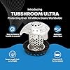 TubShroom Ultra Revolutionary Bath Tub Drain Protector Hair Catcher/Strainer/Snare Stainless Steel, Single Pack