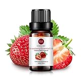 RAINBOW ABBY Strawberry Essential Oil, 100% Pure Organic Natural Aromatherapy Strawberry Oil for Diffuser (10ml)