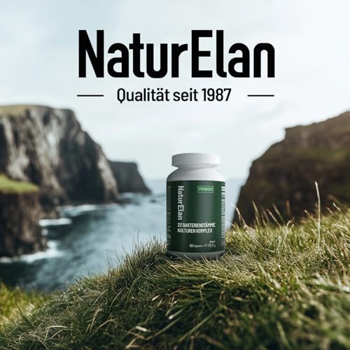 Probio 23 Kulturen Komplex, 200 Mrd KbE/g, Mehrere Premium Bakterienstämme mit Akazienfaser, 1 Kapsel pro Tag, mit Lactobacillus & Bifidobakterien, Vegan, 60 CT, Darmflora