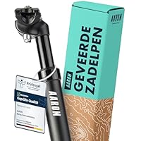 AARON Spring zadelpen, geveerd, aluminium, diameter 27,2 mm, lengte 350