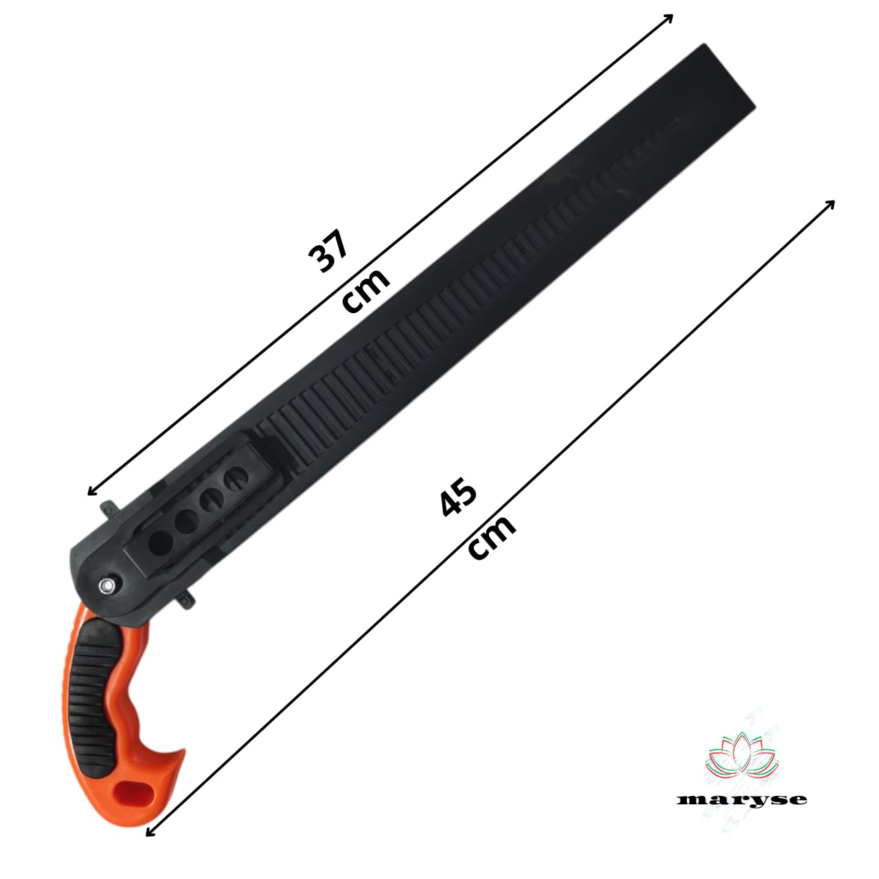 Segaccio Manuale 30 cm con Fodero - Lama Affilata in Acciaio, Impugnatura Ergonomica - Ideale per Potatura e Taglio Legna
