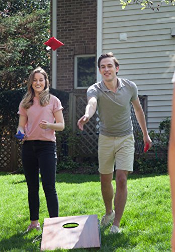 Sport Squad 2-in-1 Bean Bag/Cornhole and Ladder Toss Game Set for Indoor or Outdoor Use - Thumbnail 5