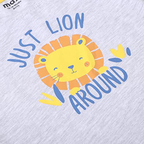 Image of Max Boys Printed Crew Neck T-shirt