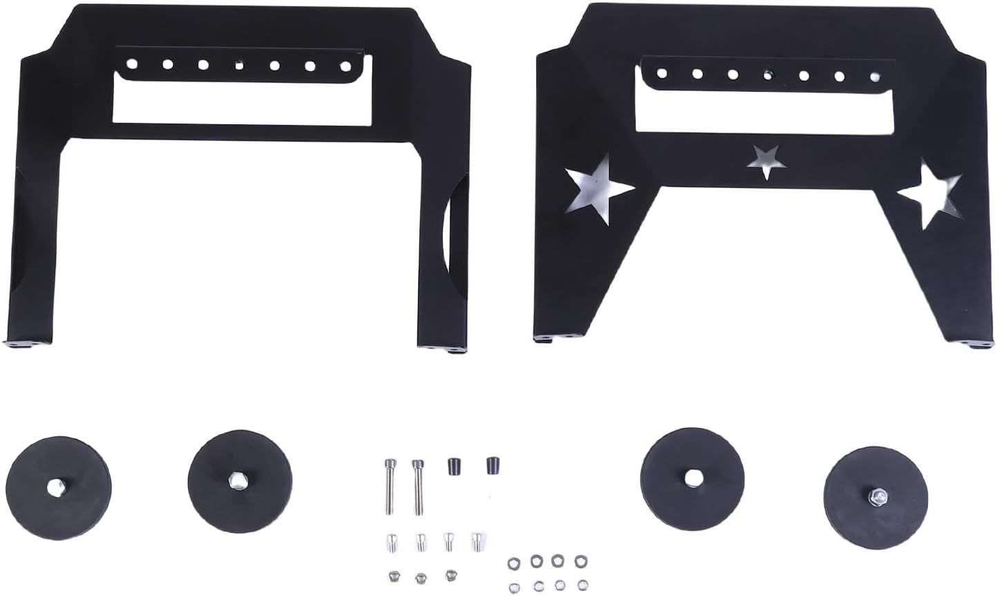 Jeffergarden Flat Mount Kit, Magnetic Roof Mounting Bracket for Car RV Truck Boat with Easy Installation and Removal, Fit for Gen 3 Satellite Dish