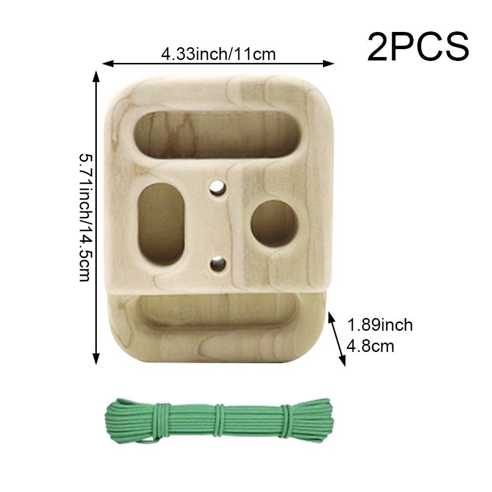 Hangboards De Escalada, Diapasones Portátiles con Cuerdas para Entrenamiento De Escalada, Tablas De Escalada Profesionales para Fortalecer Los Dedos En Escalada En