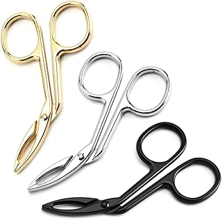 3個入り ハサミ型毛抜き 鋏型 曲げヘッド 眉毛 はさみ シンプル ハサミ型毛抜き 毛抜きハサミ 化粧工具 眉毛 ひげ 鼻毛 多機能