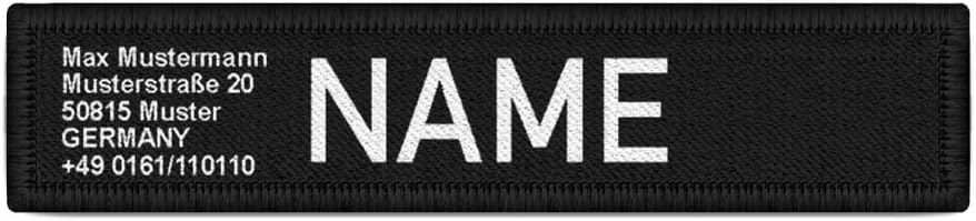 ALFASHIRT Dog Name Patch with Info Owner Address Contact Address #45101