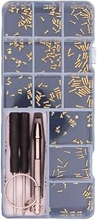 Eyeglasses Repair Kit, Glasses Repair Screws with Screwdriver/Tweezer/Screws Caps/Washers/Nuts, for Glasses Repair Clock Watch