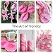 HTVRONT Pink Mica Powder for Epoxy Resin - 1.76 oz/50g Mica Pigment Powder, Natural Mica Powder for Soap Making, Resin, Candle Making, Bath Bomb, Non-Toxic Pigment Powder