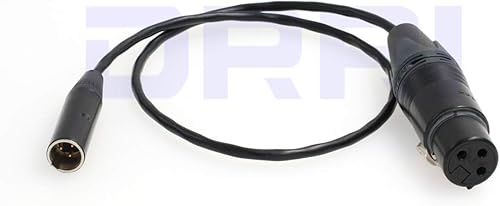 Miniatura 2 de DRRI Blackmagic Video Assist 4K BMD BMPCC Cables de audio Mini XLR a XLR