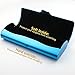 Eyeglass Case for Men Glasses Case Aluminum Light Nearsighted Spectacle Case Box Frosted Matte Glasses Holder (Blue-large)