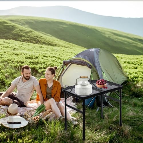 Table de camping pliable - Table pliante hauteur - Accessoires camping - 3