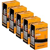 Continental Bicycle Tubes MTB 28 29 (1.75-2.25) Presta Valve 42mm Bike Tube - Value Bundle (Pack of 5) Bicycle Tube