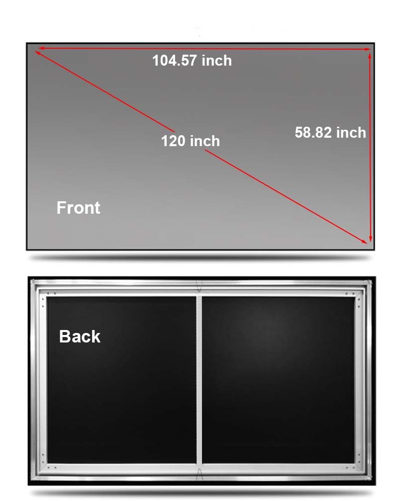 Amazon.com: ALR Screen for UST Projector, 120 inch ALR Fixed Frame