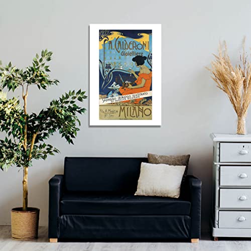 Poster Milan Adolf Hohenstein format extra large affiche encadrée mat d'archivage