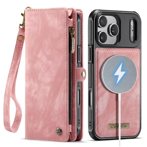 Sursuni �P�[�X ���z�^ �p�� iPhone 15 Pro Max �J�[�h���[ ���K���� ���C�����X�[�d �J�o�[ �蒠�^ �J�[�h�|�P�b�g �g���� 2 in 1 �}�O�l�b�g�z�� ���u�� �ϏՌ� �X�g���b�v�z�[���t��