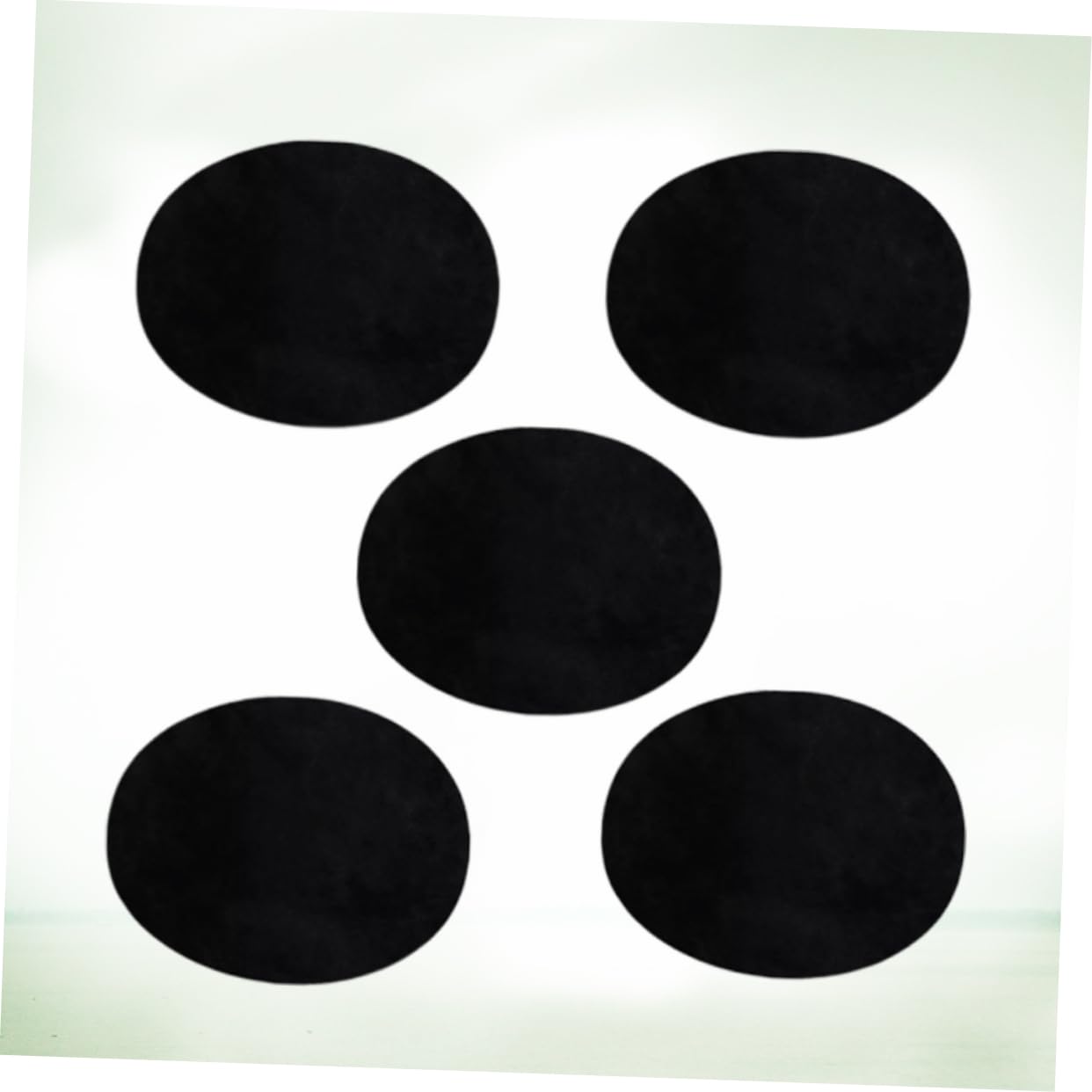 TEHAUX 75stücke Schwarze Wildlederstoff Patches Selbstklebende Bügelpatches Für Kleidung Zum Reparieren Und Dekorieren Von Pullovern Jeans Und Jacken Für -projekte