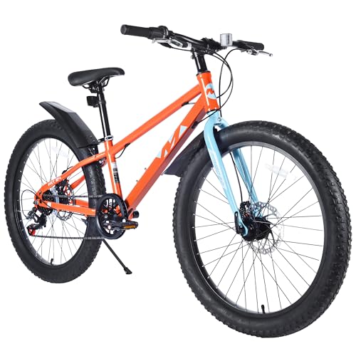 BALINGE Mountain Bike 20/24 Inch, 3" Wide Fat Tire Snow