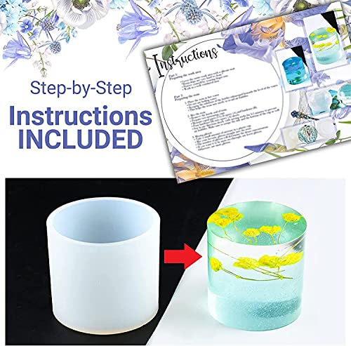 GoodyKing Resin Jewelry Making Starter Kit - Resin Kits for Beginners with Molds and Resin Jewelry Making Supplies - Silicone Casting Mold, Tools Set Clear Epoxy Resin for DIY Jewelry Craft - Thumbnail 6