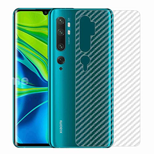 Image of Compatible with Redmi Note 10 Pro Back Screen Protective Film Carbon Fiber Skin Transparent Screen Guard Sticker