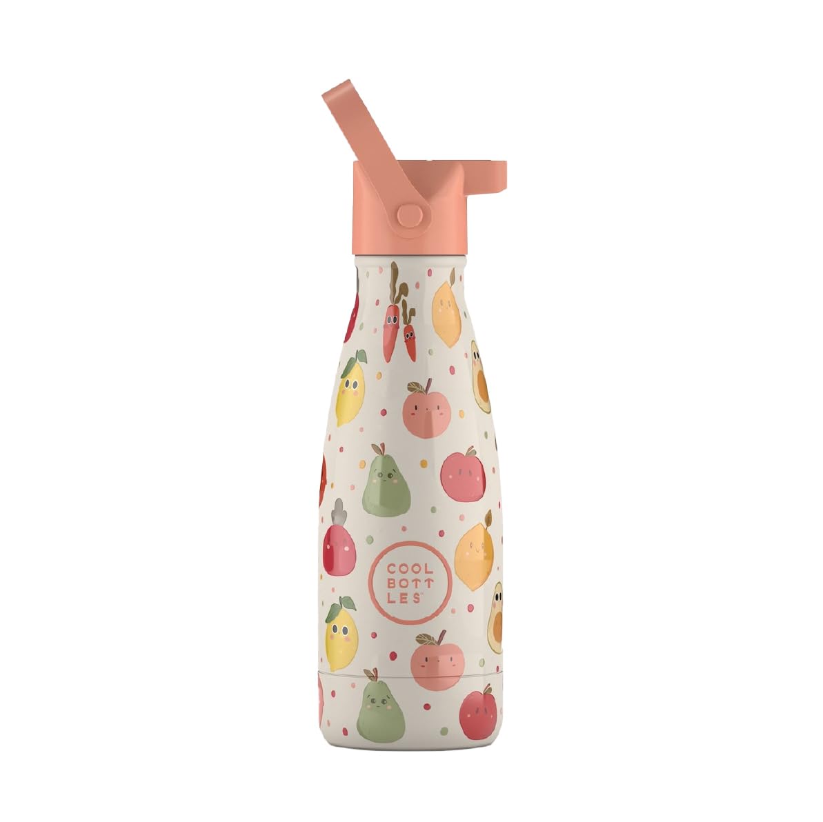 Bouteille Thermique Enfant - 260 ml - Fruit Salad - Bouteille d'Eau en Acier Inoxydable - Boissons Froides 36 Heures et Chaudes 18 Heures - Finition Peinture Gaufrée - Sans BPA - Cool Bottles