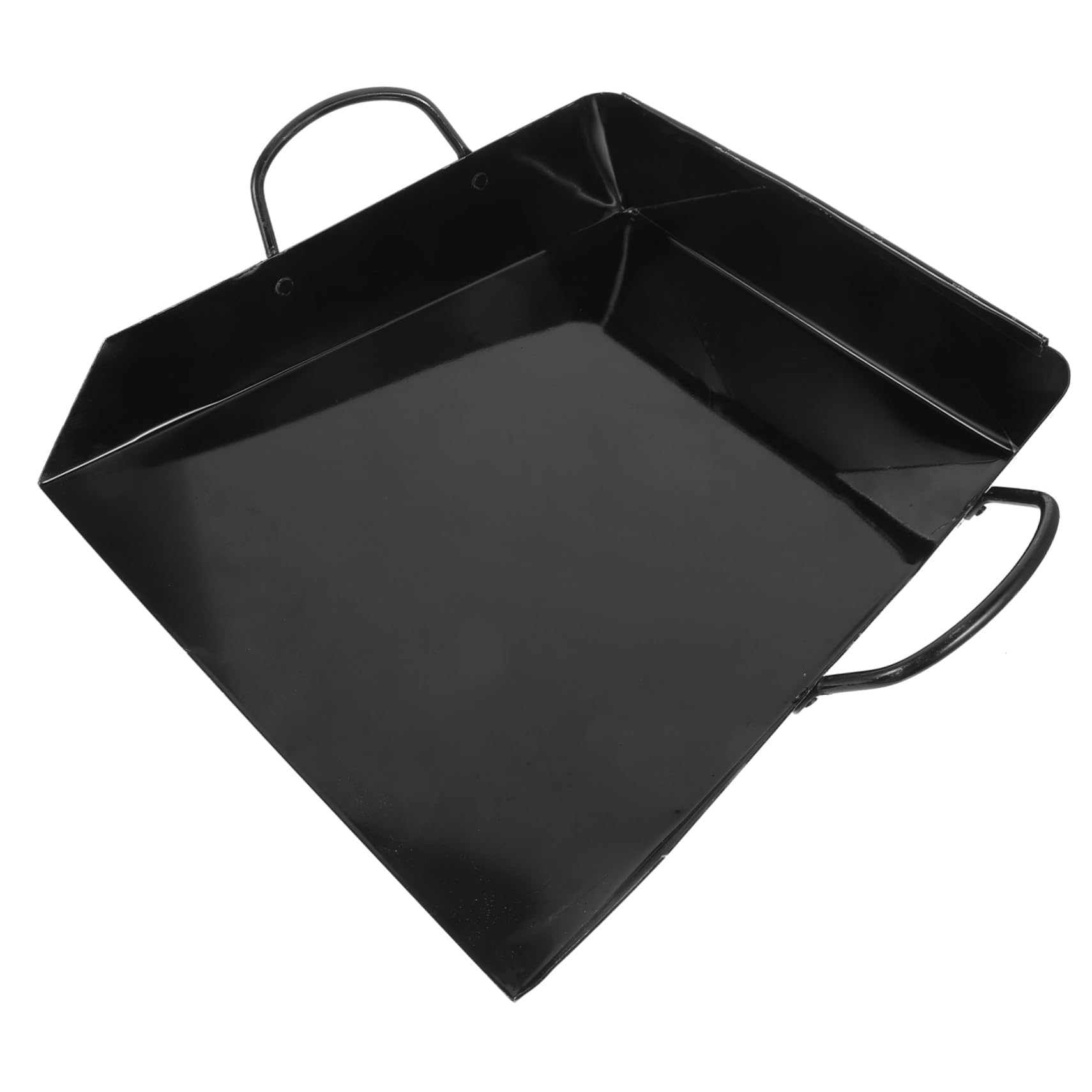 Cabilock Dustpan Long Handle Commercial Dustpan for Cleaning Heavy Duty Metal Dustp