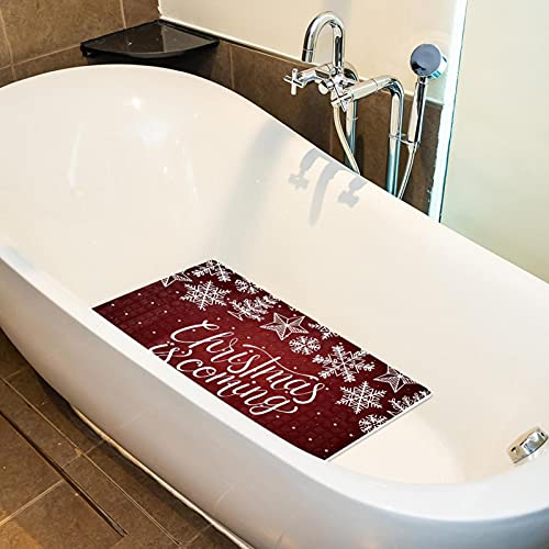 Tapis de bain Noël flocon de neige, idée cadeau utile pour la maison - 6