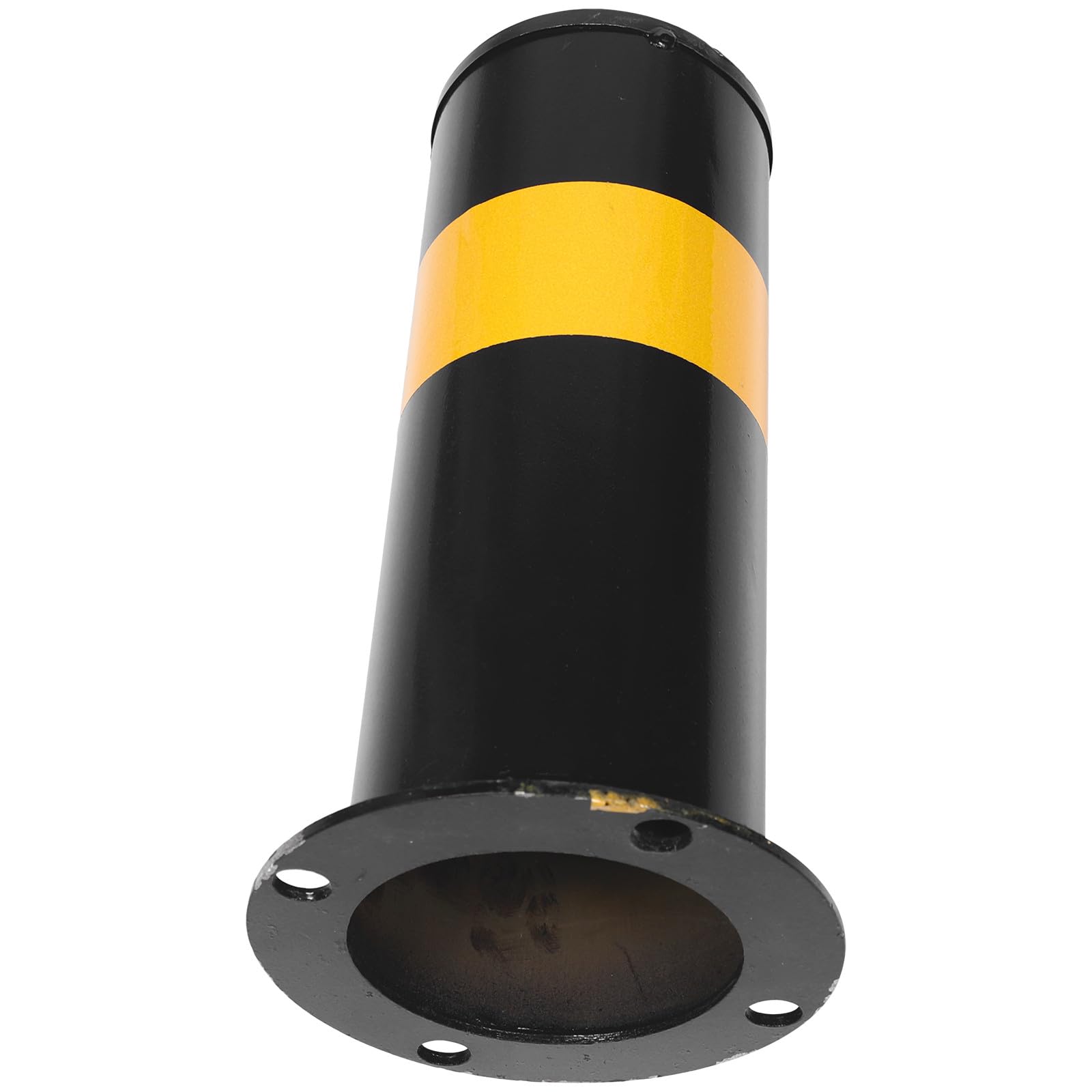 Colonne de circulation acier noir renforcé barrière sécurité bâtiment