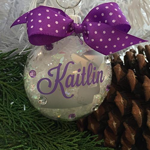 Swimmer on Starting Block Ornament Personalized With Your Name and Your Colors