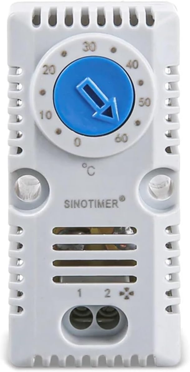 0-60'C KTO011 KTS011 DIN Rail Mini Compact Bimetallic Thermostat Mechanical Temperature Controller Normal Open Close KTO 011 KTS(XTS-211 Cooling)