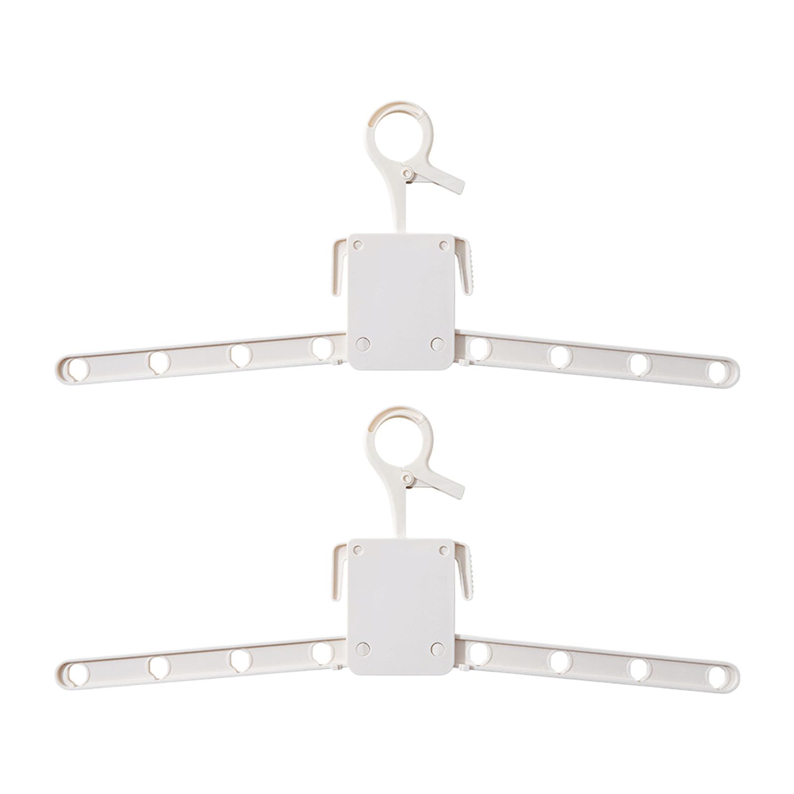 Clothing Rack with 8 Slots for Delicates and Jackets Easy to Carry Garment Holder Foldable Travel Hanger for Wet Clothes Multipurpose Camping Clothes Hanger