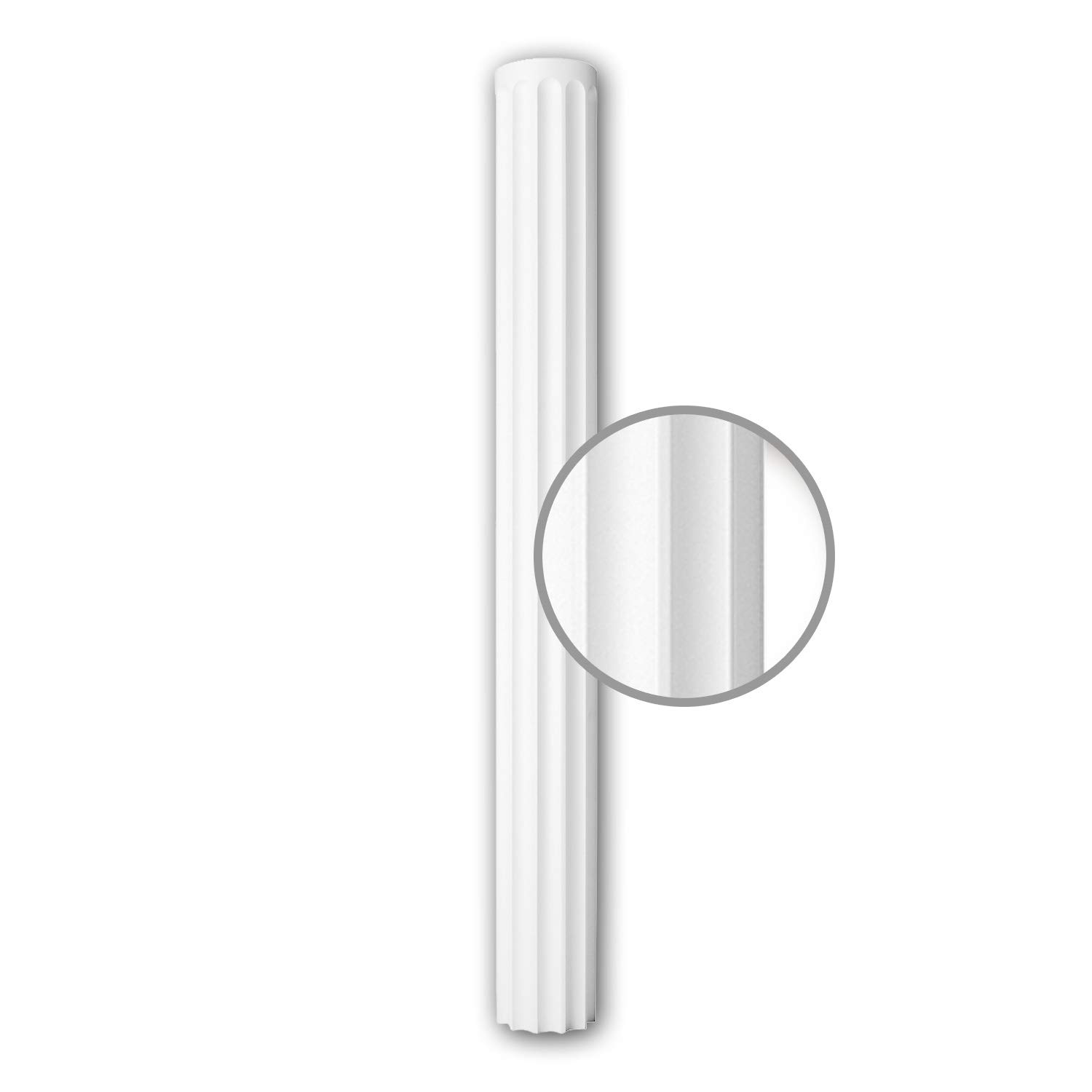 Fût de colonne 112010 Profhome Ø 25 cm x 229,6 cm en mousse polyuréthane