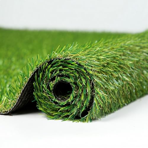 Césped artificial de 25 mm 2x5 metros suelo verde sintético exterior terraza 7