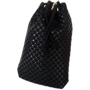 Amazon.co.jp: [印傳屋] 印伝 合切袋 2811 黒地鹿革×黒漆 たかね＜高嶺