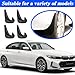 4PCS Car Mud Flaps, Mud Guard, Fender Guard, Splash Guard, Front & Rear Side Mud Guard, Wheel & Tire Splash Guards, Fender Against Sewage, Mud, Dust, Snow, No Drilling Mudguards Universal for Most Car