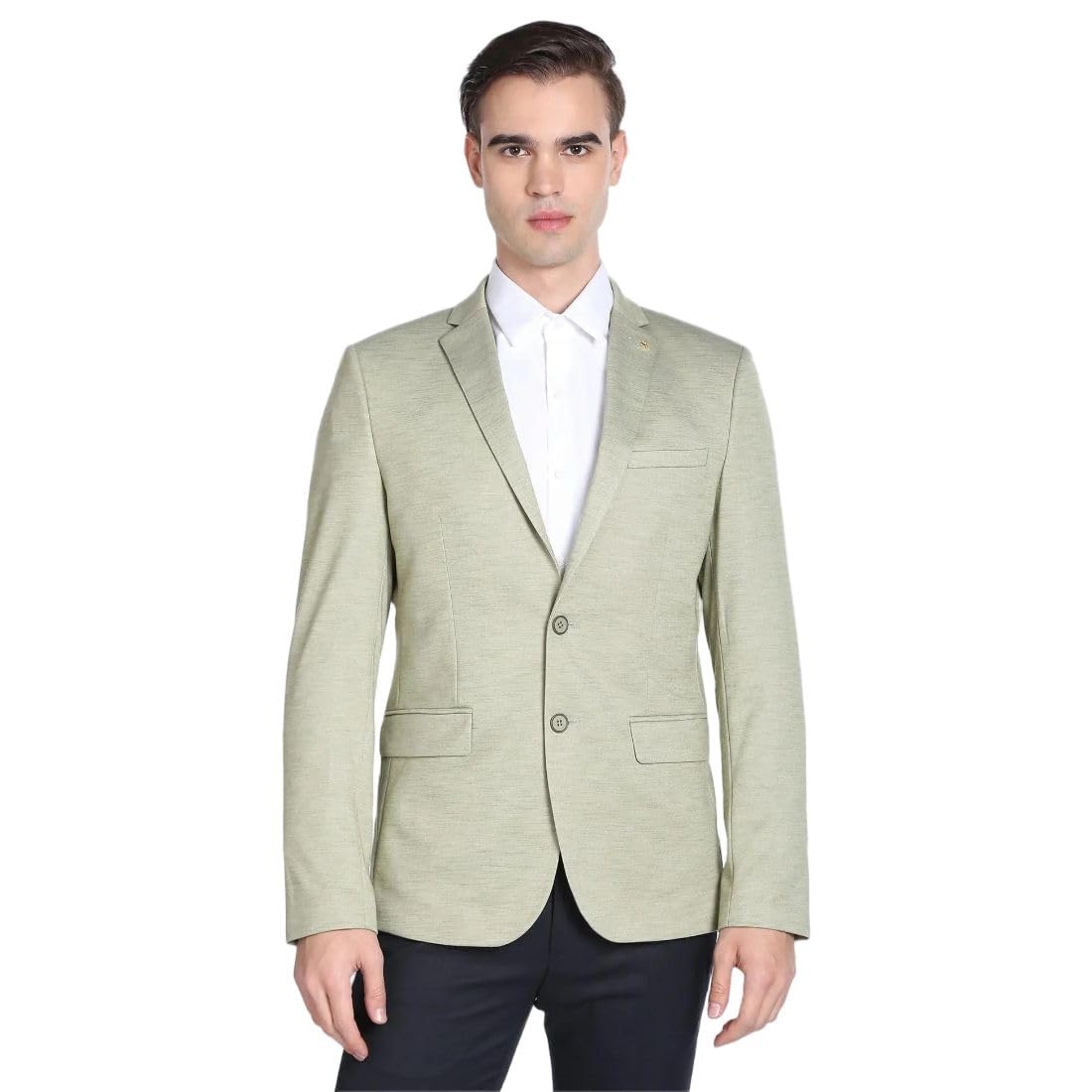 arrow Heathered Notch Lapel Collar Blazer-picture-33